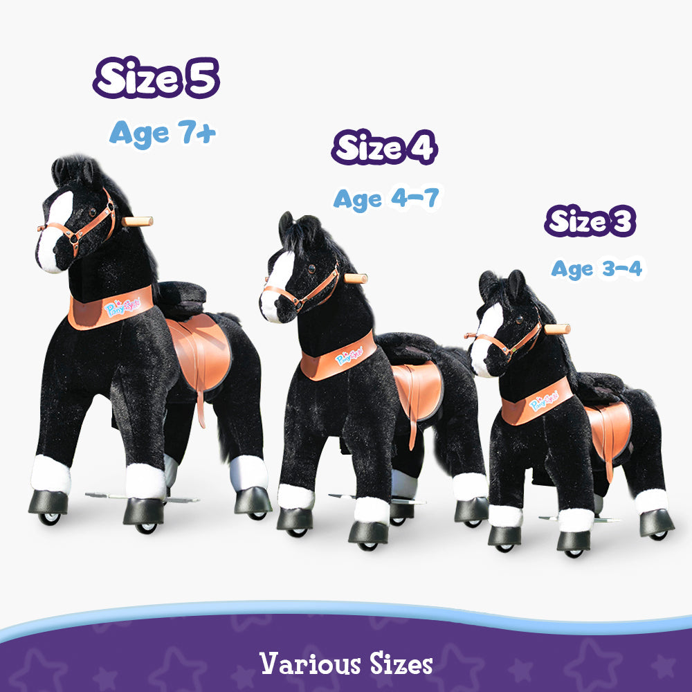 Horse toy Age 3-4 Black （UK&EU in stock）