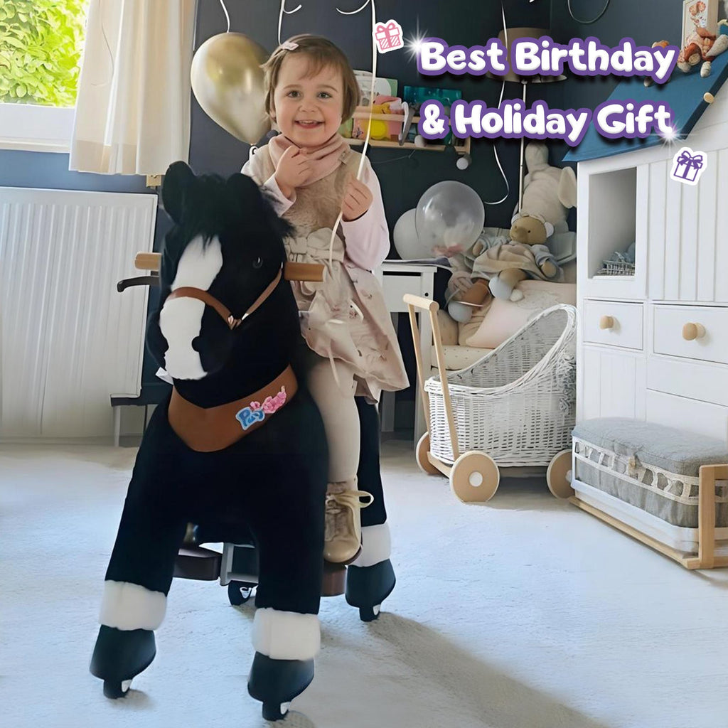 Horse toy Age 3-4 Black （UK&EU in stock）