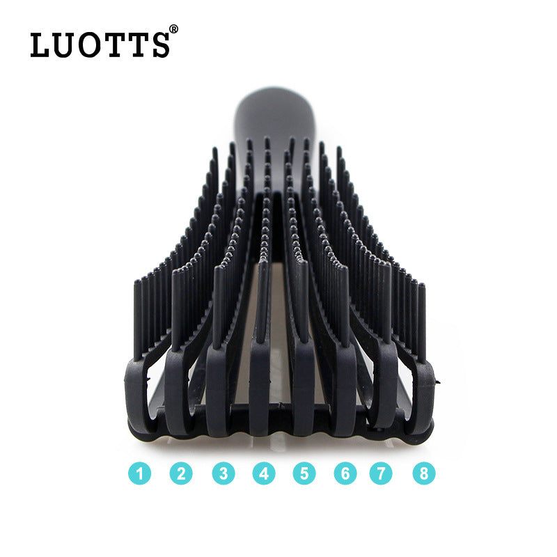 NNEDSZ 3PCS Green Octopus-Style Detangling Brush - 8 Flexible Arms for Effortless Hair Styling-3